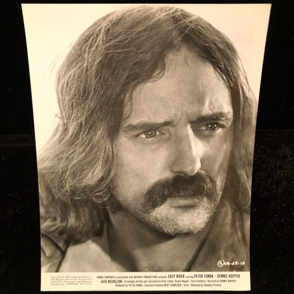 Art | Easy Rider 1969 8x1 Black And White Photo Photograph Biker Dennis